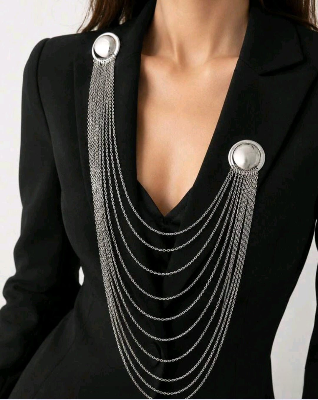 ASTRA CHAIN BROOCH