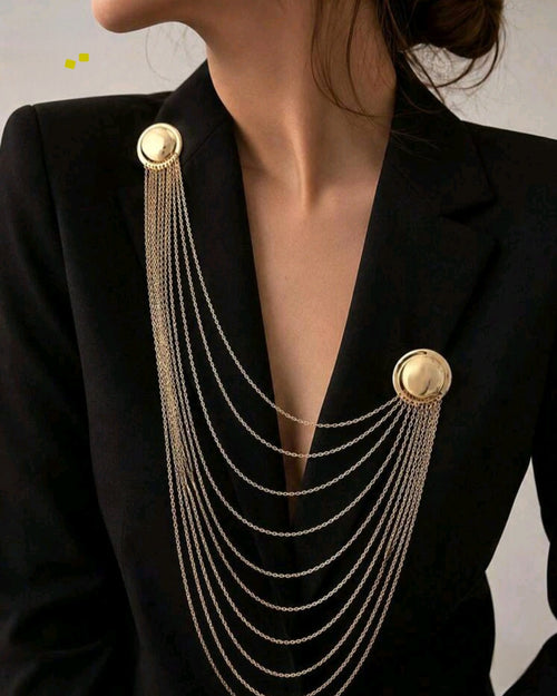 ASTRA CHAIN BROOCH